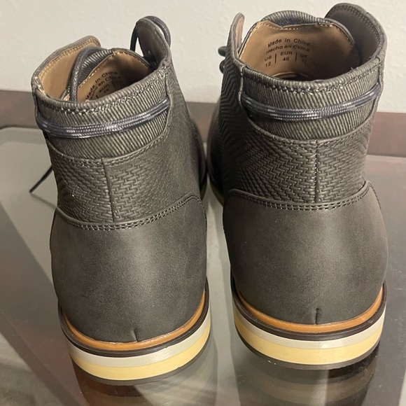 Hawker Rye- Men’s Gray Lace-Up Shoes NWOT Size 12 - Picture 4 of 11